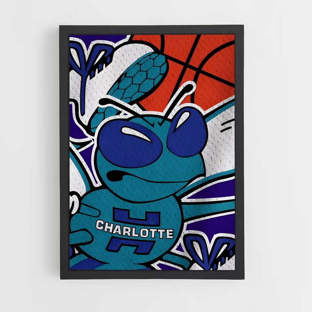 Poster Hornets Spirit – affiche Basketball (vue 2)